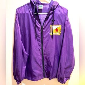Vintage Winnie the Pooh Purple Windbreaker